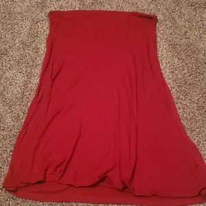 Fuschia Old Navy foldover skirt M